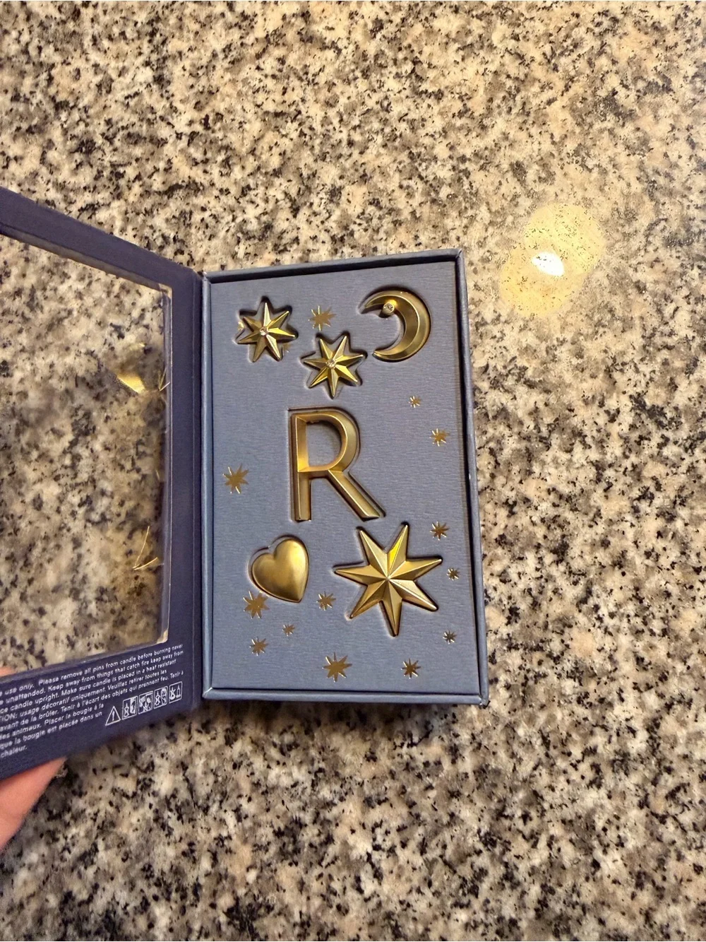 Anthropologie Candle Charm “R” - new